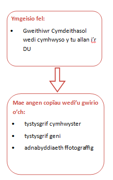 Os ydych chi'n gwneud cais fel gweithiwr cymdeithasol wedi cymhwyso y tu allan i’r DU, bydd angen copïau wedi'u gwirio o'ch tystysgrif cymhwyster, eich tystysgrif geni a'ch adnabyddiaeth ffotograffig. Gweler ein gwefan am ragor o wybodaeth am y broses ymgeisio.